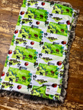 North Dakota Minky Fur Car seat Blanket