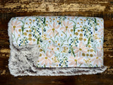 Adult Daisy Minky Fur Blanket