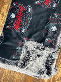 Travel Mandan GIRLS Mayhem Minky Fur Blanket