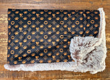 Adult Pretty Paw Prints Minky Fur Blanket