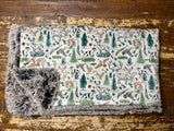 Adult Hunting Minky Fur Blanket