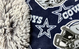 Adult XL Football Fleece Fur Blanket