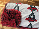 SALE Travel Mandan Mayhem Minky Fur Blanket