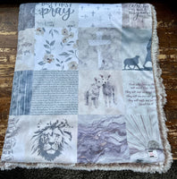 Adult Faith Minky Fur Blanket