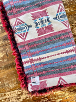 Aztec Flannel Fur Car Seat Blanket