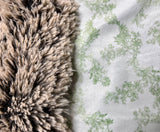 Adult Botanical Fur Blanket