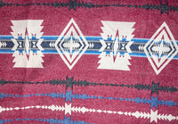 Adult Aztec Flannel Fur Blanket
