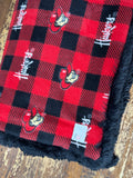 Adult XL Nebraska Fleece Fur Blanket
