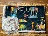 Adult Elephant Minky Fur Blanket