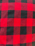 Adult Flannel Classic Buffalo Fur Blanket