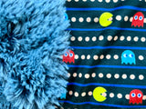 Adult PAC Man Minky Fur Blanket