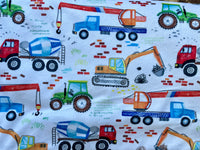 Toddler Trucks Minky Fur Blanket