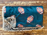Adult Football Minky Fur Blanket