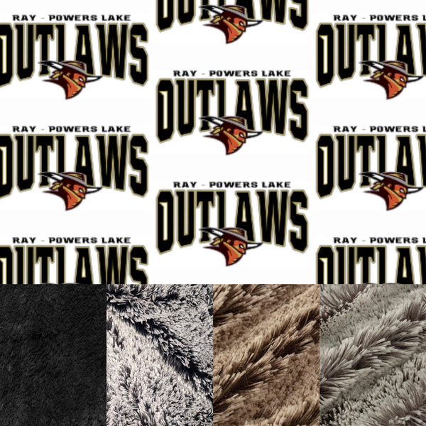Adult Outlaws Minky Fur Blanket