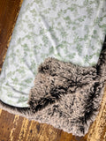 Adult Botanical Fur Blanket