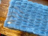 Adult Enzo Sky Blue Minky on Minky Blanket