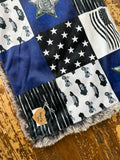 Toddler Sheriff Minky Fur Blanket