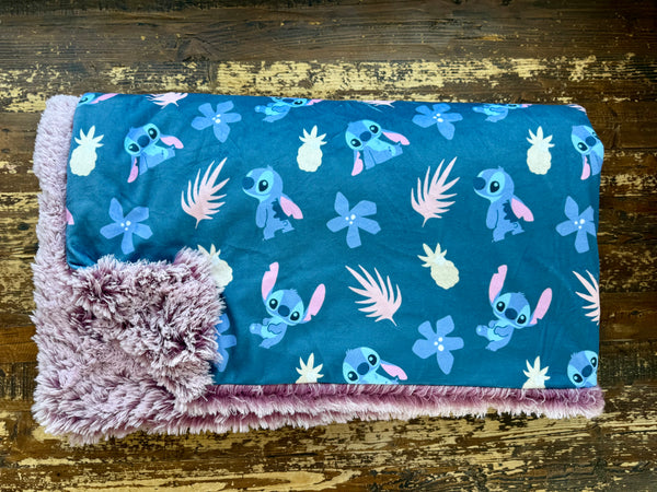 Toddler Stitch & Snuggle Minky Fur Blanket