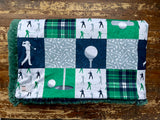 Adult Golf Minky Fur Blanket