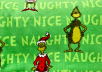 Adult Green Grinch Fleece Fur Blanket