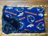 Adult XL Football Fleece Fur Blanket