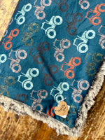 Adult Tractors Minky Fur Blanket