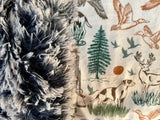 Toddler Hunting Minky Fur Blanket