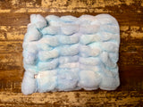 Mini Baby Blue Enzo Minky Fur Blanket