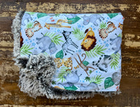 Baby Wild About You Minky Fur Blanket