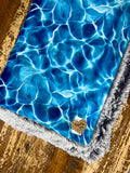 Adult Water Minky Fur Blanket