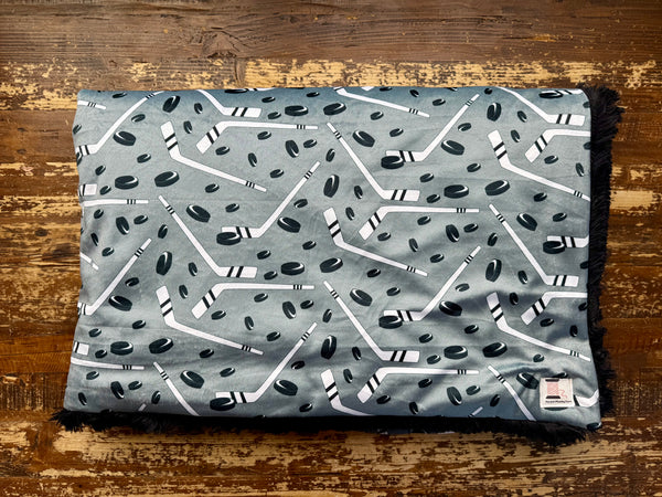 Adult Minky Slapshot Fur Blanket