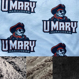 Adult University of Mary Minky Fur Blanket