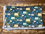 Adult Stay Calm and Read On Minky Fur Blanket