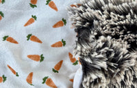 Mini Baby Carrots Minky Fur Blanket