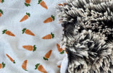 Mini Baby Carrots Minky Fur Blanket