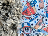 Adult Baseball Vibes Minky Fur Blanket