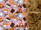 Baby Pink S’mores Minky Fur Blanket