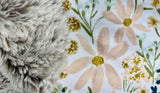 Adult Daisy Minky Fur Blanket