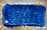 Adult Enzo Royal Blue Minky on Minky Blanket