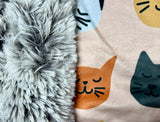 Toddler Kitty Cat Minky Fur Blanket