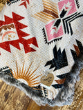 Adult Western Minky Fur Blanket