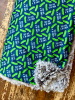 Baby Kind of a Big Dill Minky Fur Blanket