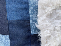 Adult Jean Patchwork Fur Blanket