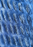 Adult Enzo Royal Blue Minky on Minky Blanket