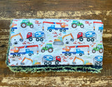 Toddler Trucks Minky Fur Blanket