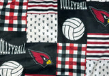 SALE Travel Cardinals Volleyball Blanket ❤️🏐🖤