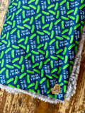 Baby Kind of a Big Dill Minky Fur Blanket