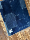 Mini Baby Patchwork Jean Fur Blanket