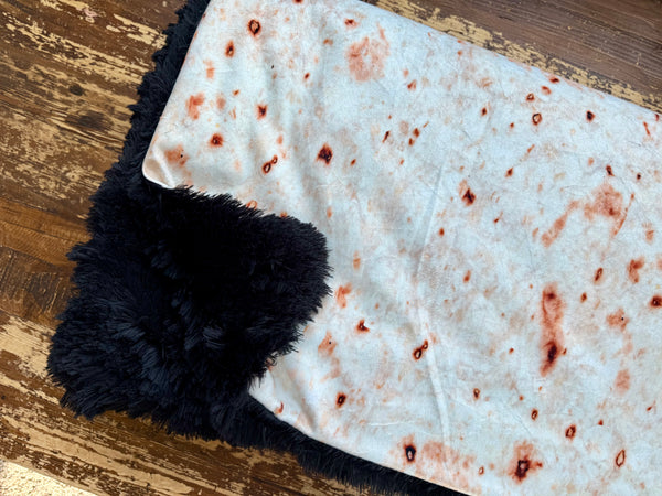 Adult Minky Burrito Fur Blanket