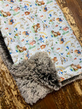 Baby Nursery Rhymes Minky Fur Blanket